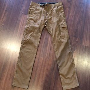Prana slim fit 32/34 dark khaki pants
